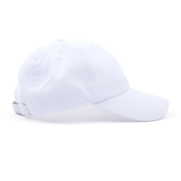 AUNG CROWN Lavender Embroidered Adjustable Dad Hat White