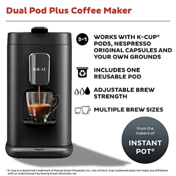 Instant Pot Pod 3-in-1 Espresso Coffee Maker for All