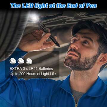 ZOOI Fathers Day Mens Gifts 9-in-1 Multitool Pen