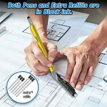 ZOOI Fathers Day Mens Gifts 9-in-1 Multitool Pen