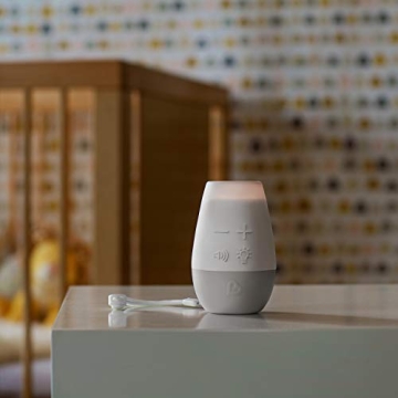 Munchkin Shhh… Baby Sleep Soother White Noise Sound Machine and Night Light, Portable for Travel, Blue