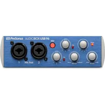 PreSonus AudioBox 96 Studio Bundle for Quality Home Recording