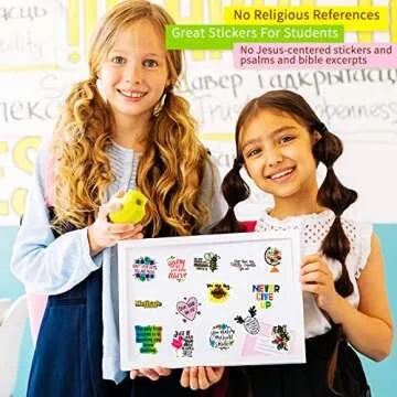 350Pcs Inspirational Stickers Vision Board Supplies, Motivational Stickers for Teens, Students, Teachers, Employees, Vinyl Waterproof Durable Sticker for Journaling Scrapbooking Water Bottles