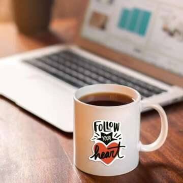 350Pcs Inspirational Stickers Vision Board Supplies, Motivational Stickers for Teens, Students, Teachers, Employees, Vinyl Waterproof Durable Sticker for Journaling Scrapbooking Water Bottles