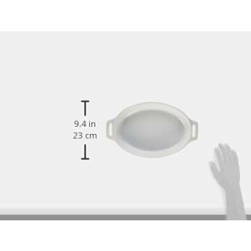 STAUB Ceramics Oval Baking Dish Set, 2-piece, White