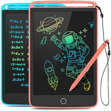 TECJOE 2 Pack LCD Writing Tablet for Kids Drawing