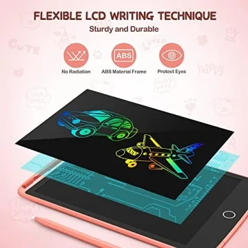 TECJOE 2 Pack LCD Writing Tablet for Kids Drawing