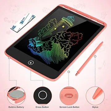 TECJOE 2 Pack LCD Writing Tablet for Kids Drawing