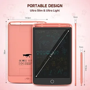 TECJOE 2 Pack LCD Writing Tablet for Kids Drawing