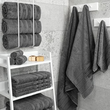 Luxury 4 Piece Bath Towel Set - Soft Turkish Cotton Towels