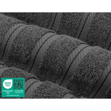 Luxury 4 Piece Bath Towel Set - Soft Turkish Cotton Towels