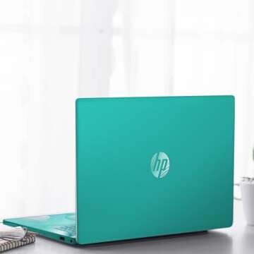 HP 17 Laptop, Intel Celeron N4120 Processor, 17.3’’ HD+ Touchscreen Display, 32GB RAM,1TB SSD, Intel UHD Graphics, Backlit Keyboard, Windows 11 Home, Fatcayes Accessory, Aquamarine Sky (Renewed)