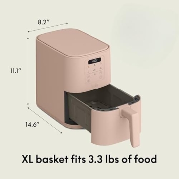 bella 4Qt Slim Air Fryer with Ceramic Nonstick Technology