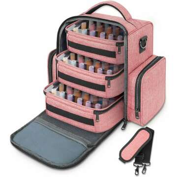 YOREPEK Nail Polish Organizer for 72 Bottles