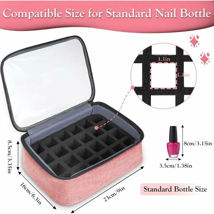 YOREPEK Nail Polish Organizer for 72 Bottles