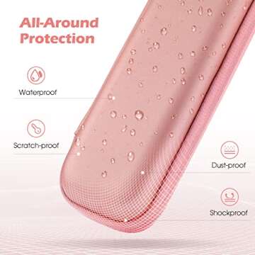 AGPTEK Case Holder for Apple Pencil, Elastic Strap Sleeve Pocket Protective Carrying Case for Samsun...