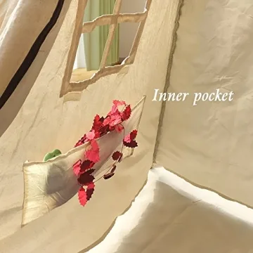 Lavievert Kids Teepee Tent - Waterproof Playhouse for Indoor Outdoor