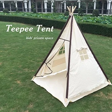 Lavievert Kids Teepee Tent - Waterproof Playhouse for Indoor Outdoor