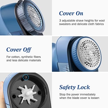 BEAUTURAL Fabric Shaver: Eco-Friendly Lint Remover for All Fabrics
