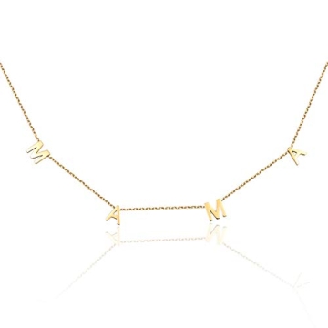 SINYARS Mama Necklace for Women, 14K Gold Plated Dainty Mom Necklace Non Tarnish Jewelry for Mama, M...