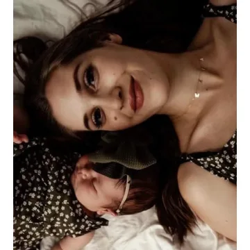 SINYARS 14K Gold Plated Mama Necklace for Women