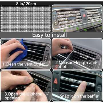 Stylish NBTEPEM 27 PCs Bling Car Accessories Set