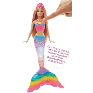 Barbie Dreamtopia Mermaid Doll with Light Up Tail