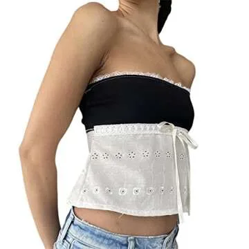 Stylish Y2K Backless Crop Top for Women - Summer Fashion