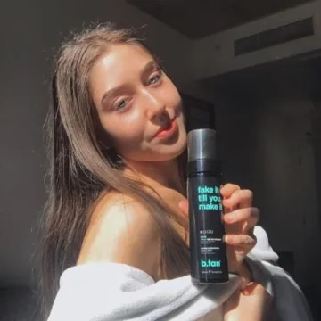 b.tan Dark Self Tanner Mousse for Perfect Sunless Tan