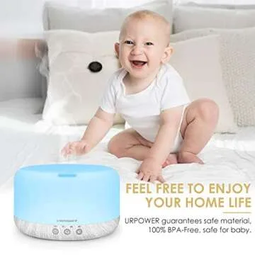 URPOWER 1000ml Multi-Function Essential Oil Diffuser