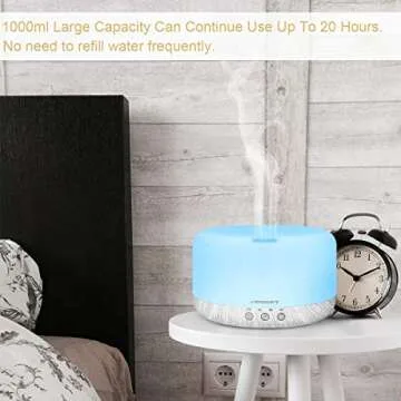 URPOWER 1000ml Multi-Function Essential Oil Diffuser