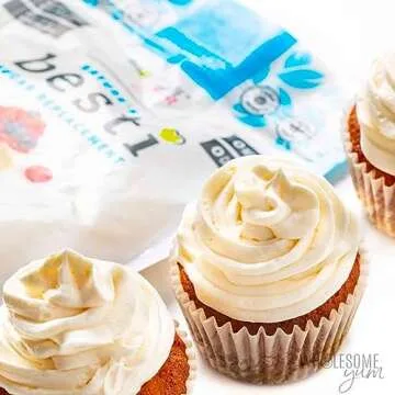 Wholesome Yum Besti Natural Powdered Sugar Substitute - Keto Confectioners Monk Fruit Sweetener Blend With Allulose (No Erythritol) - Non GMO, Zero Carb, Zero Calorie, No Aftertaste (12 oz)