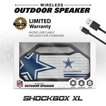 NFL Buffalo Bills XL Wireless Bluetooth Speaker - Premium Sound