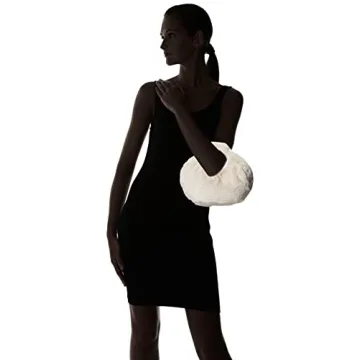 Addison Soft Volume Top Handle Bag Whisper White Fur