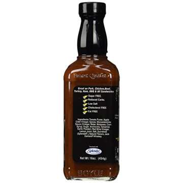 Lynchburg Tennessee Whiskey Sweet & Mild SUGAR FREE Gourmet Deli & Grillin' Sauce 16oz