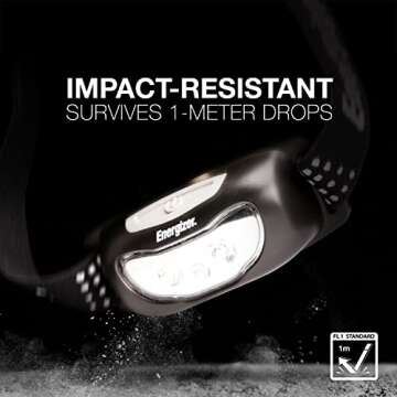 Energizer Universal Plus LED Headlamp for Camping and Outdoors