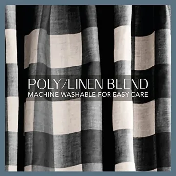 Elrene Grainger Buffalo-Check Blackout Window Curtain Panel