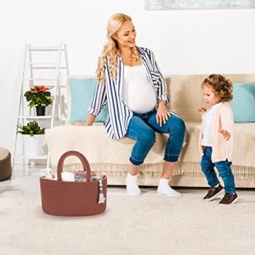 Chic Baby Diaper Caddy Organizer for Nursery Essentials