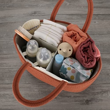 Chic Baby Diaper Caddy Organizer for Nursery Essentials