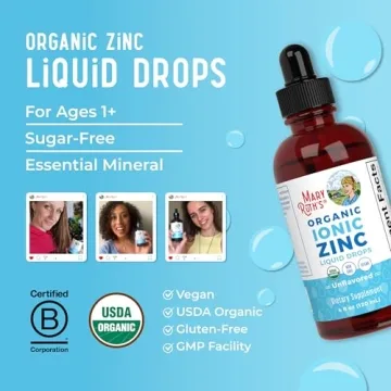 Liquid Ionic Zinc Supplement for Immune Support Vegan Gluten-Free