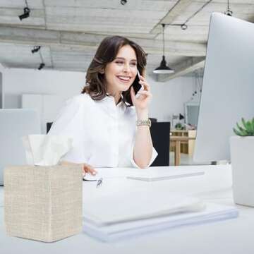 Stylish Tissue Box Cover for Home and Office Décor