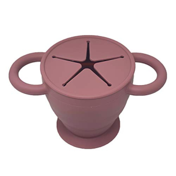 Snack Attack II Collapsible Silicone Snack Cup for Toddlers