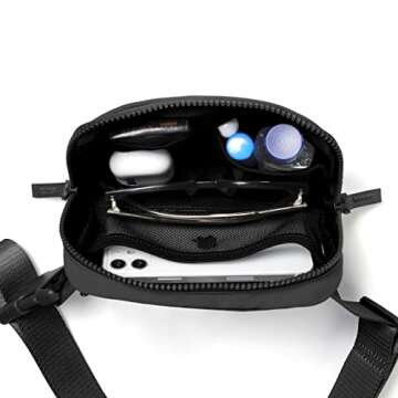 AslabCrew Adjustable Belt Bag for Hiking & Travel