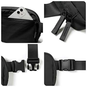 AslabCrew Adjustable Belt Bag for Hiking & Travel