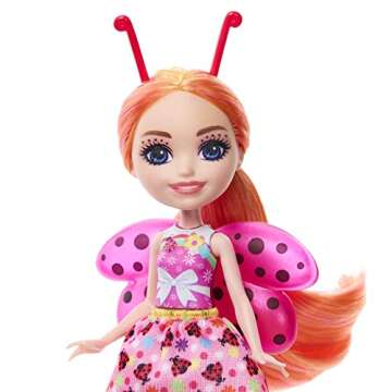 Enchantimals Ladybug Doll with Pet Waffle - Mattel