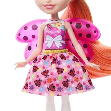 Enchantimals Ladybug Doll with Pet Waffle - Mattel