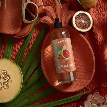 Caldrea Dish Soap, Biodegradable Dishwashing Liquid made With Soap Bark And Aloe Vera, Tangelo Palm Frond Scent, 16 Oz