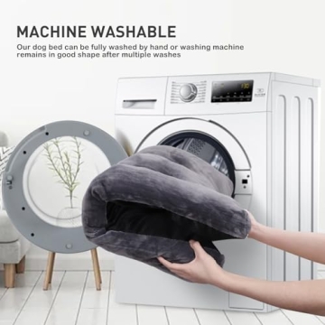 Washable Dog Crate Bed for Large Dogs Fluffy Comfy