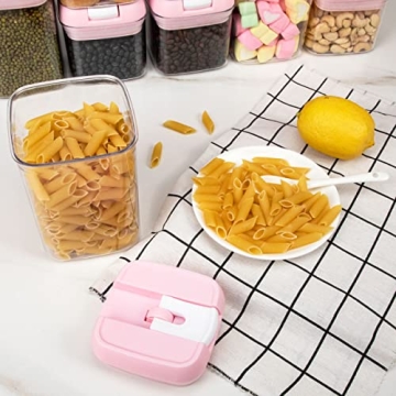 10-Piece BPA-Free Pink Airtight Food Storage Set