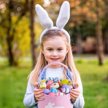 Enchanting EMBRUNIOICE Bunny Easter Basket for Every Occasion